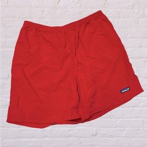 PATAGONIA red Swim Trunks Shorts sz Large